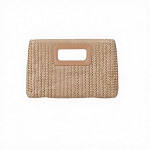 Bolso de mano de madera estilo étnico con diseño de flecha de resina, elegante bolso rígido con cierre magnético, bolso de noche de moda india. - Product Image 2