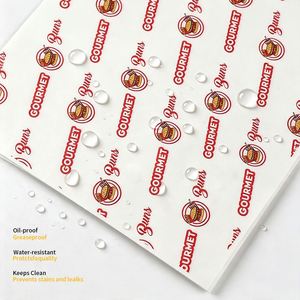 Custom Eco-Friendly Disposable Biodegradable Waterproof <b>Burger</b> Food Grade Grease Proof <b>Paper</b> <b>Wrapping</b> - Product Image 2