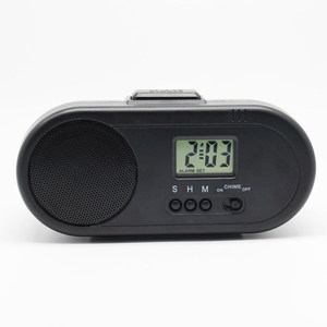 Novelty <b>Large</b> Screen Display LCD Digital Talking Clock Radio - Product Image 1