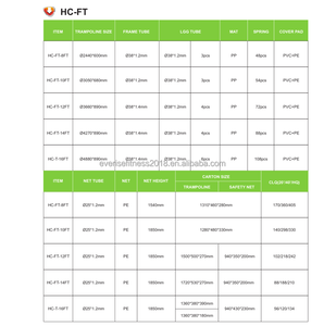 Everise tập thể dục 12ft/14ft lớn đèn lồng trampolines trẻ em ngoài trời <span class=keywords><strong>Trampoline</strong></span> trẻ em nhảy đồ chơi cho gia đình với đèn LED - Product Image 5