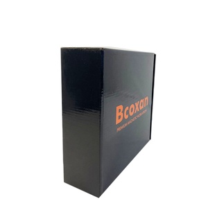 Black Wholesale Custom Logo Premium Luxury Cardboard <b>Paper</b> Gift Packaging Box Customized - Product Image 5