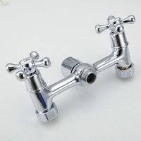 Ensembles de robinets muraux classiques et modernes à double poignée Mitigeur de douche bidet S01 Chrome Bath Shower Faucets Thermostatique