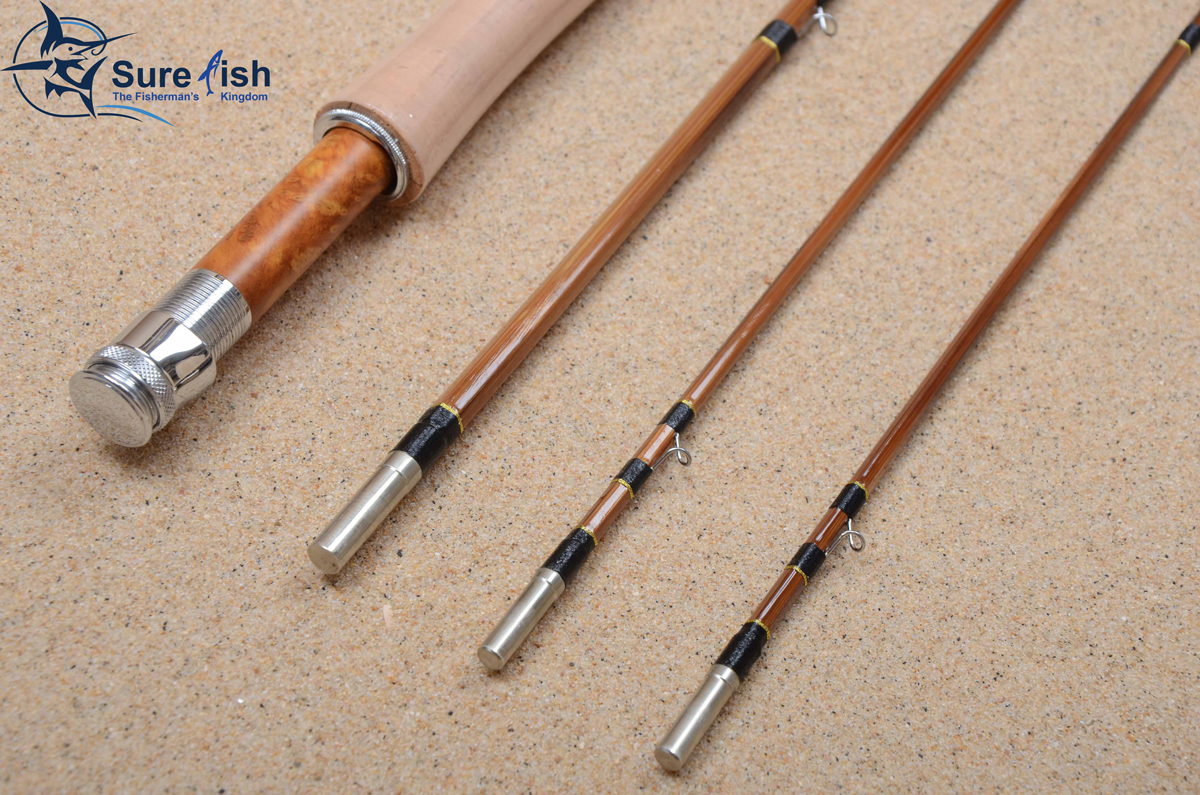 Free Shipping Split Tonkin Bamboo Fly Rod for Bass, Trout & More -  Versatile 2-Section Fishing Rod for All Skill Levels