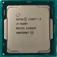 Processeur I3-9100T d'occasion, 4 cœurs, 4 threads, 3,10 GHz en mode basse consommation / 3,70 GHz en mode Turbo, LGA 1151, 6 Mo de cache, 35 W TDP, ordinateur de bureau, 64 bits