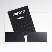 Carpeta de Archivo Expandible de Cartón Tamaño A4 Personalizada y Económica para Presentaciones de Empresa con Ranuras para Tarjetas de Visita