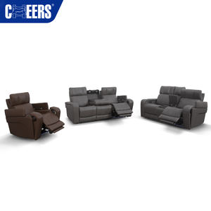 Sillón Reclinable Eléctrico de Cuero Premium MANWAH CHEERS Zero Gravity 321, Sofá de Lujo para Sala de Estar, Conjuntos de Muebles - Product Image 4