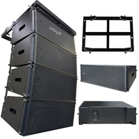 Nuevo Diseño Personalizado Sistema de Altavoces Line Array Profesional de 10, 12 y 15 Pulgadas Doble Activo y Pasivo para Espectáculos al Aire Libre, Escenarios y Bodas