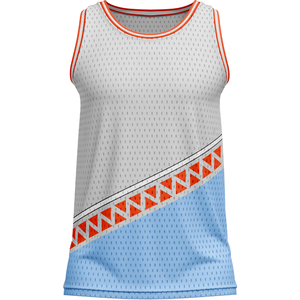 Camiseta sin Mangas Personalizable para Hombre, de Alta Calidad, 100% Poliéster, Hecha en Italia, Uniforme de Baloncesto, Sublimación por Inyección Directa - Product Image 3