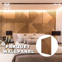 MUMU 3D Design Architectural revêtement de luxe Flexible fluoté pour intérieur Restaurant papier peint de panneau mural