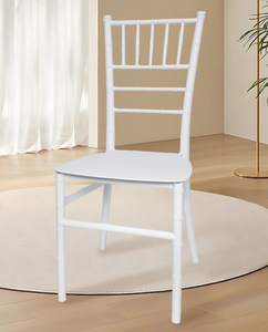 เก้าอี้รับประทานอาหารแบบวางซ้อนกันได้เก้าอี้เรซิ่นสำหรับงานแต่งงานทำจากวัสดุ PP - Product Image 3