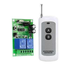 2025new thiết kế <span class=keywords><strong>433MHz</strong></span> DC 12V 10A 2CH Relay Receiver không dây điều khiển từ xa chuyển transmitter cho cổng nhà để xe động cơ rèm - Product Image 1
