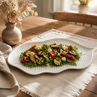 Assiette en mélamine de qualité certifiée alimentaire, non toxique, incassable, passe au lave-vaisselle, pour hôtels, restaurants, traiteurs, vente en gros