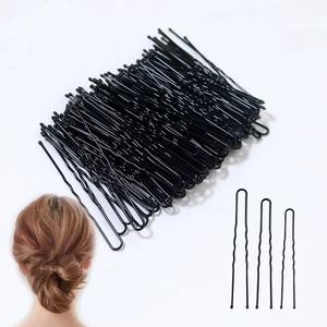 Épingle à cheveux en forme de U noir grand ou petit épais pour une <span class=keywords><strong>coiffure</strong></span> polyvalente - Product Image 6