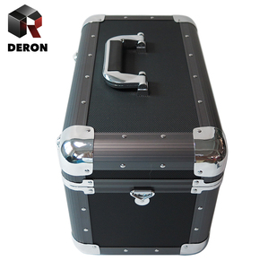 Handmade nhôm công cụ trường hợp Cặp xách tay bảo vệ túi bọt có thể điều chỉnh phân vùng khóa/khóa công suất lớn đơn giản - Product Image 4