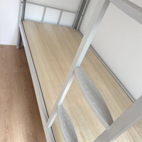 Lit superposé en métal pour auberge de jeunesse Lit mezzanine pour étudiant Meubles de dortoir Lits superposés Lit en acier commercial Lit à deux étages pour adultes