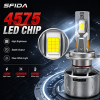 Ampoule de conversion de phare LED SFIDA K5 nouvelle génération, super lumineuse 6000K 12V, 120W 12000LM, ajustement universel, rétrofit/amélioration