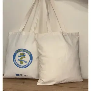 Borsa shopper in cotone certificato STRE140, merchandising sostenibile - Product Image 1