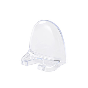 Plastic <b>Adhesive</b> <b>Hook</b> Wall Mounted Plug Holder Transparent White Hanging Cable Management Accessory - Product Image 5
