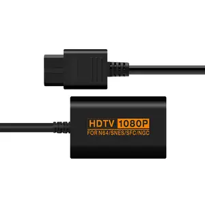 Adaptor konverter TV 1080P kabel HDMI baru untuk N64 Nintendo 64/SNES/NGC/SFC Gamecube konsol Video Game Retro dengan kabel 4K