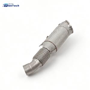 ท่อไอเสียตรงแบบเทอร์โบสำหรับ BMW B58 3.0T, ท่อไอเสียสแตนเลสสตีลประสิทธิภาพสูงสำหรับรถแข่ง พร้อมแผ่นกันความร้อน - Product Image 2
