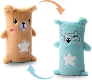 Tùy chỉnh Reversible plushie thỏ con chó đồ chơi Jelly <span class=keywords><strong>wiggler</strong></span> cảm giác Fidget cho căng thẳng cứu trợ nước rắn làm bằng vải cotton - Product Image 4