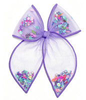 Accessoires de clip transparents pour appliques Shaker Bow