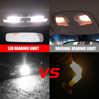 Ampoule LED Festoon Canbus RCJ pour voiture, lumière de lecture, haute puissance 2,5W 12V-24V 6500K 400 Lumens 1860 puces