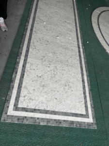 Carrara White Marble Fischs chuppen Jakobs muschel Fan Muster Mini Mosaik fliese poliert - Product Image 4