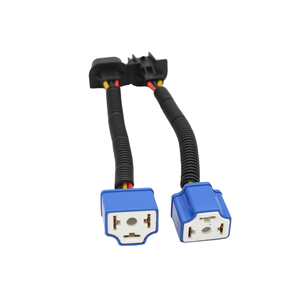 สำหรับ Wrangler jk/jku 2007-2018โมเดล2ชิ้น H13ตัวผู้กับ H4หญิงอะแดปเตอร์แปลงไฟหน้าชุดสายไฟตัวเชื่อมต่อ - Product Image 5