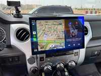 Radio Android DaoLuTong de 13.3 Pulgadas con Pantalla Táctil, Navegación GPS y Carplay para Toyota Tundra 2007-2013