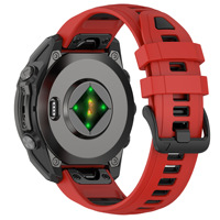 Bracelet de montre sport double couleur à dégagement rapide pour Garmin Fenix 8 E 7X 7S/Tactix 8 7/Quatix 7 Pro/Descent G2/Epix Pro