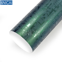 Film adhésif pour voiture NICAI en vinyle PVC, épaisseur 0,13 mm, effet caméléon, 6234, logo/emblème Chine, autocollants décoratifs pour carrosserie, auto-adhésifs, faciles à poser