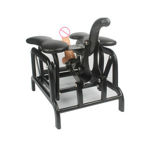Chaise d'amour automatique pour hommes et femmes avec accessoire <span class=keywords><strong>anal</strong></span>, facilement réglable, en métal et cuir, capacité de charge de 200 kg - Product Image 1
