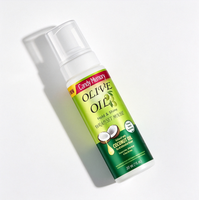 Mousse Coiffante Légère Anti-Frisottis à l'Huile d'Olive et de Coco pour Cheveux Crépus 4C Naturels – Définit les Boucles – Offre Spéciale