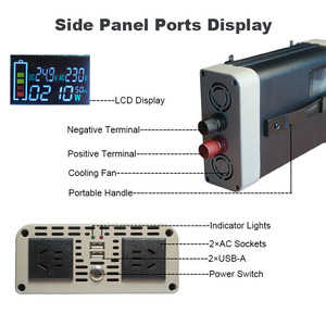 Fuente de Alimentación de Onda Sinusoidal Pura de Alta Calidad, 12V AC 110V 1500W 3000W, para Sistemas de Energía Doméstica, Aire Acondicionado y Electrodomésticos - Product Image 4