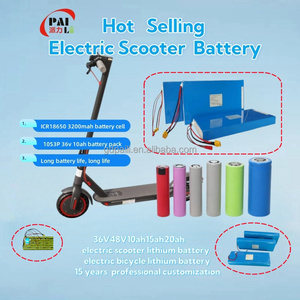 Smart 36V/48V/52V BMS RS485 232 CAN E-bikes Paquete de batería <span class=keywords><strong>18650</strong></span>/21700 Cilíndrico de iones de litio para Scooter Bicicleta eléctrica - Product Image 6