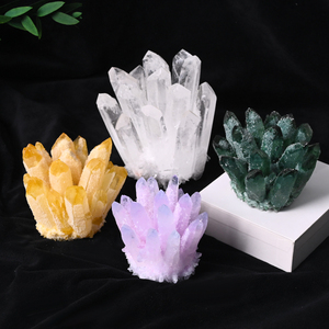 <b>Crystal</b> <b>Clusters</b> Wholesale Spirit Quartz Healing Stones <b>Crystal</b> Quartz <b>Clusters</b> for Decoration - Product Image 1