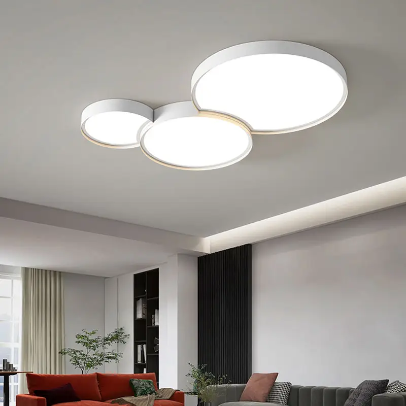 Lampu langit-langit Led Modern 110V 220V, lampu gantung langit-langit berkilau untuk ruang tamu kamar tidur, lampu pencahayaan kreatif