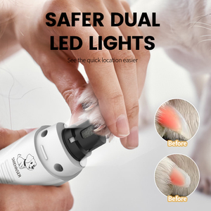 Professioneller Luxus BLDC-Motor 10000 U/min Aufladbarer Geräuscharmer Hunde- & Katzen-Nagelschleifer LED-Lichter Ergonomischer Rutschfester Nageltrimmer - Product Image 5