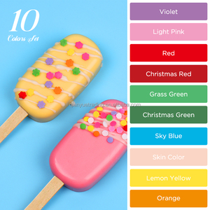 Juego de 10 colores al por mayor, colorante comestible de colores vibrante para alimentos, juego de líquido colorante para alimentos de 10 ml para manualidades hechas a mano DIY - Product Image 2