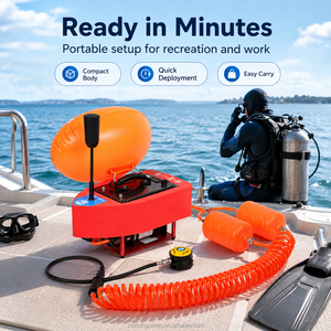 Nouveau Ventilateur de Plongée Scuba 9ème Génération 2026, Système de Plongée Hookah Étanche IP68, Compresseur d'Air pour Pêche Sous-Marine jusqu'à 29m de <span class=keywords><strong>Profondeur</strong></span> - Product Image 5