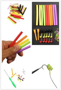 Tùy chỉnh kích thước & bao bì 10PCS 8 & 6mm xi lanh bọt Giàn Khoan bọt Gậy tóc Giàn Khoan nổi cá chép câu cá Fly buộc EVA dù bài - Product Image 3