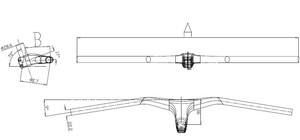 BIKEDOC HB11 – <span class=keywords><strong>guidon</strong></span> et tige de vélo en fibre de <span class=keywords><strong>carbone</strong></span> 3K mat et brillant, barre de <span class=keywords><strong>vtt</strong></span> <span class=keywords><strong>intégrée</strong></span> - Product Image 5