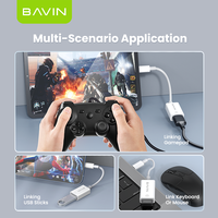 BAVIN grosir Otg30 Otg35 5gbps Tipe c Transport Usb c Male Otg Adapter Converter Usb c Otg Adapter