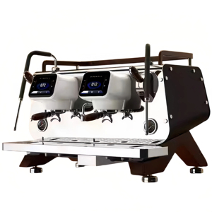 เครื่องชงกาแฟแบบสองหัวจ่าย พร้อมปั๊มอิตาลี, ระบบ <span class=keywords><strong>PID</strong></span>, จอแสดงผล HD ขนาดใหญ่ และเกจวัดคู่ - Product Image 1