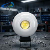 LELANPU Mini Faro Antiniebla para Motocicleta, Diseño de Medusa, LED, Luz Auxiliar, Ojos de Ángel RGB, para Motocicleta, Scooter, ATV