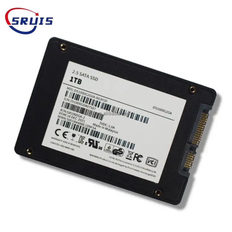 Hot Selling Internal 2.5 Inch SSD TLC Desktop SATA 3.0 Interface 64GB 1TB Large Memory Ce Certified Solid State Disks Wholesale