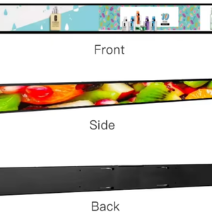 Écran <span class=keywords><strong>LED</strong></span> LCD intelligent pour étagère de vente au détail, pas de pixel de 10 mm, prise en charge SDK/OEM, garantie 1 an, utilisation en intérieur, <span class=keywords><strong>CMS</strong></span> basé sur le cloud, montage mural, <span class=keywords><strong>12V</strong></span> - Product Image 1