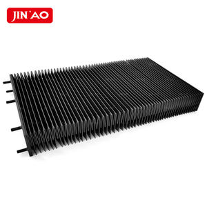 Housse de soufflet <span class=keywords><strong>accordéon</strong></span> résistante aux hautes températures, longue durée, en nylon noir flexible, marque JINAO, certifiée ISO9001 CE pour CNC - Product Image 1