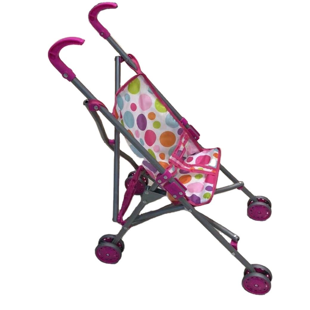 Car Seat Walmart Toy Strollers Folding Triple Doll Stroller Pink
